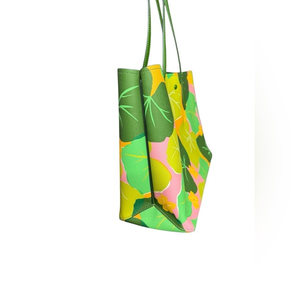 KATE SPADE ALL DAY CUCUMBER FLORAL LARGE TOTE BAG - Picture 11 of 13